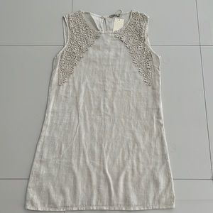 NWT Alessia Pacini Linen Sleeveless Dress Size M